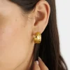 Katie Loxton Cleyo Waterproof Gold Hoop Earrings Discount