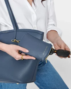 Katie Loxton Clip-On Sunglasses Case Navy
