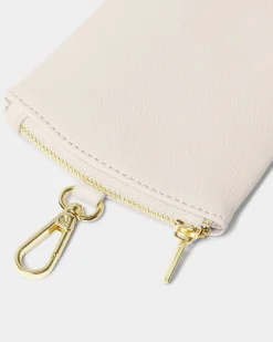 Katie Loxton Clip-On Sunglasses Case Off White New