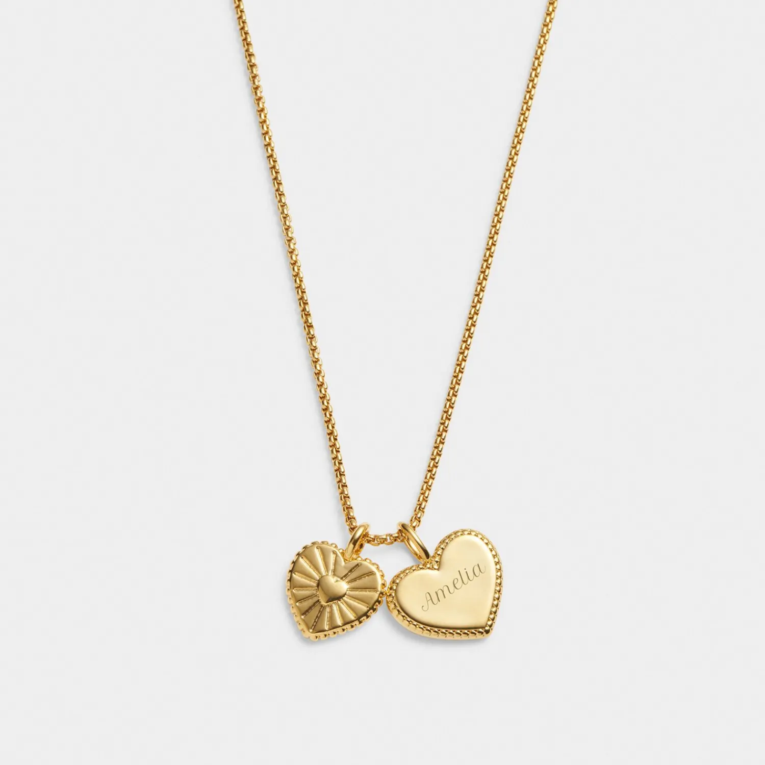Katie Loxton ' Waterproof Gold Charm Necklace Daughter Clearance