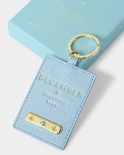 Katie Loxton ' Birthstone Keyring December New