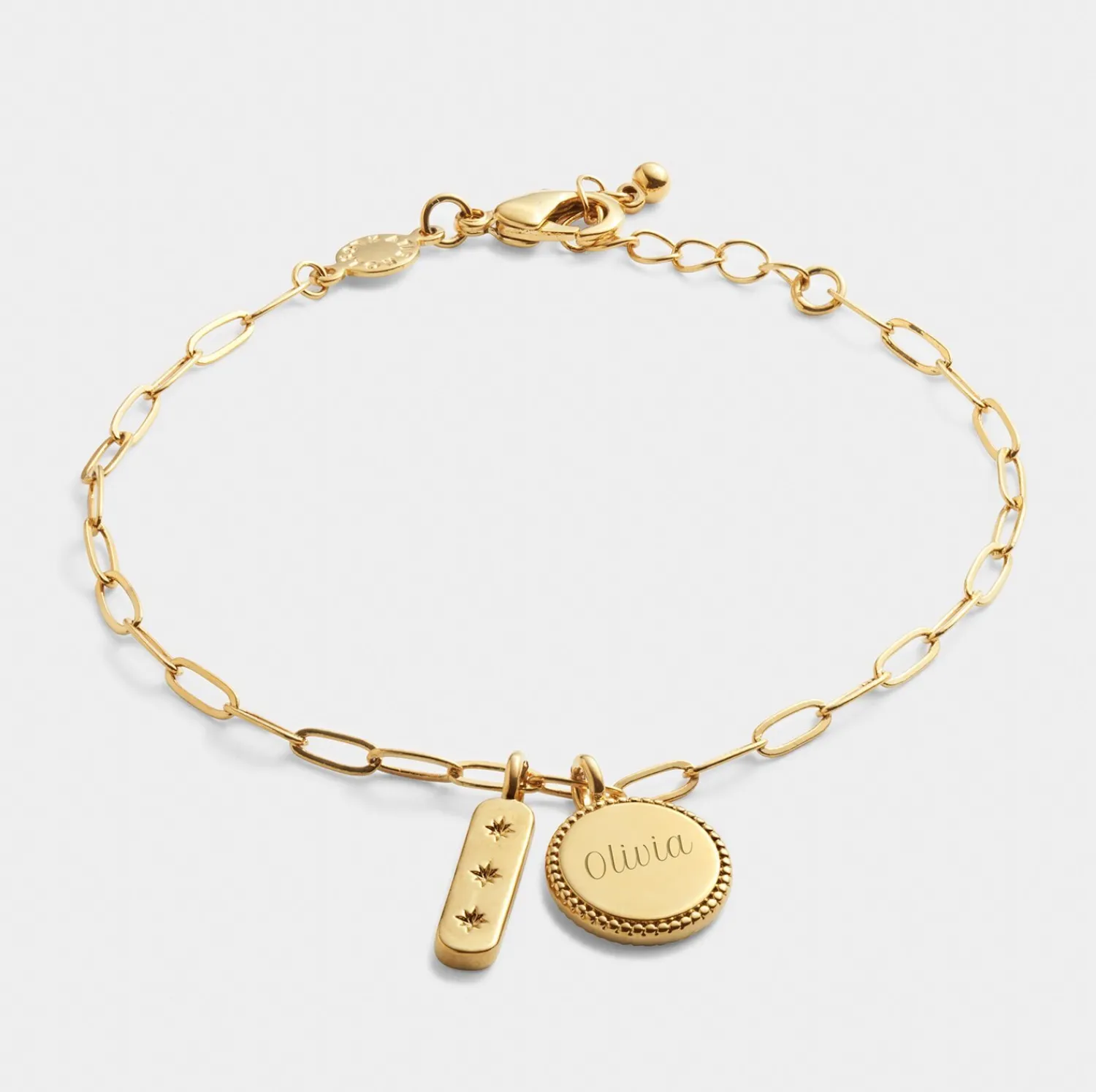 Katie Loxton ' Waterproof Gold Charm Bracelet Dreamer Discount