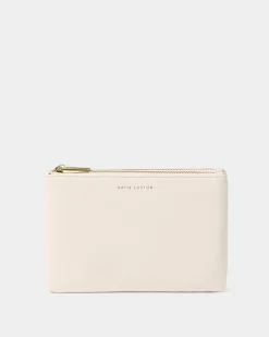 Katie Loxton Duo Pouch Off White New