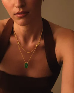 Katie Loxton Elpha Waterproof Gold Necklace New