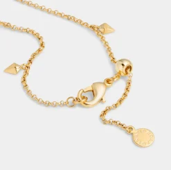 Katie Loxton Estee Waterproof Gold Charm Bracelet Hot