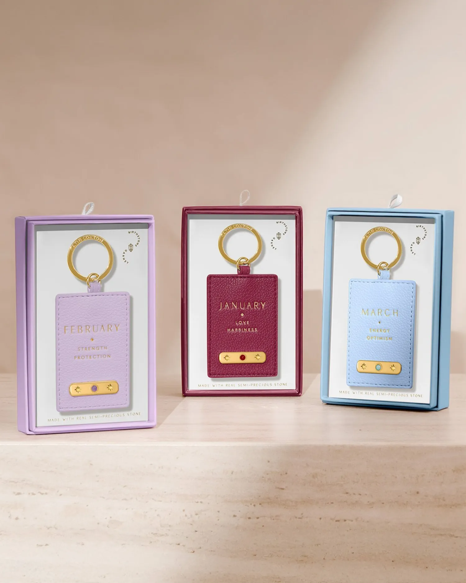 Katie Loxton ' Birthstone Keyring February Online