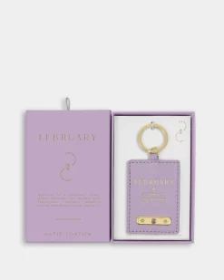 Katie Loxton ' Birthstone Keyring February Online