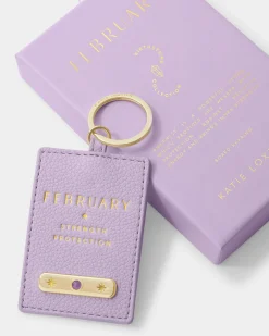 Katie Loxton ' Birthstone Keyring February Online