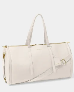 Katie Loxton Fold-Out Garment Weekend Bag Off White Sale