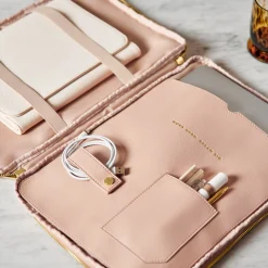 Katie Loxton Folio Laptop Case Nude Pink Clearance