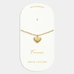 Katie Loxton Forever' Waterproof Gold Heart Bracelet Discount