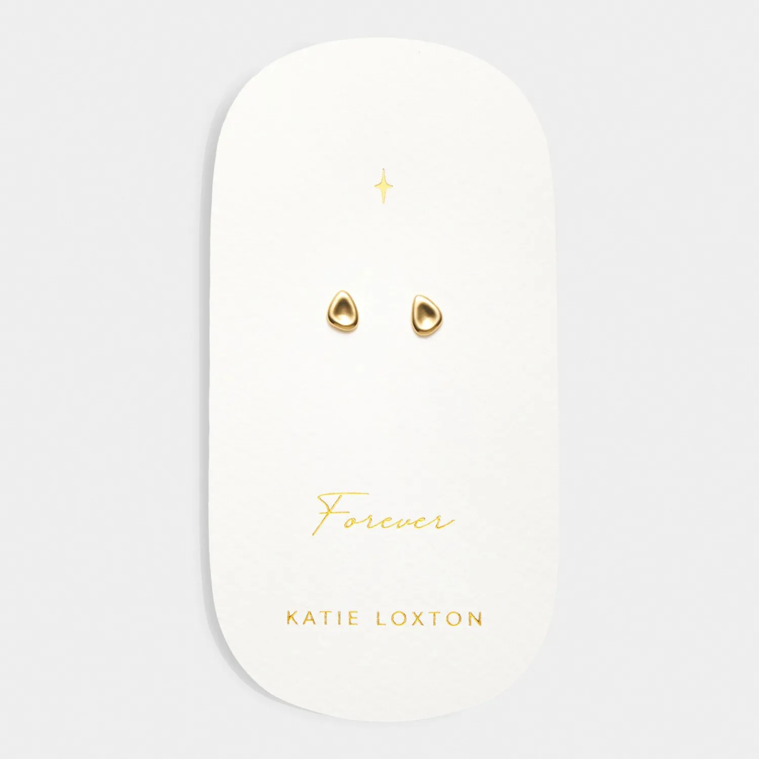 Katie Loxton Forever' Waterproof Gold Pebble Earrings Best