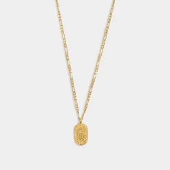 Katie Loxton Gemini' Waterproof Gold Zodiac Necklace 21st May 20th Jun Online