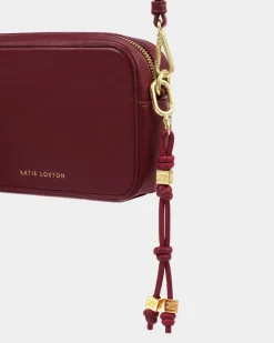 Katie Loxton Gia Bag Charm Keyring Cherry