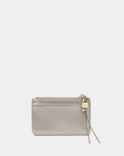 Katie Loxton Gift Boxed Coin & Card Holder Pewter