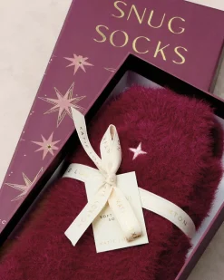 Katie Loxton Gift Boxed Fluffy Socks Cherry Outlet