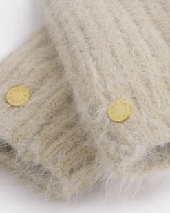 Katie Loxton Gift Boxed Hat & Mittens Set Taupe Hot