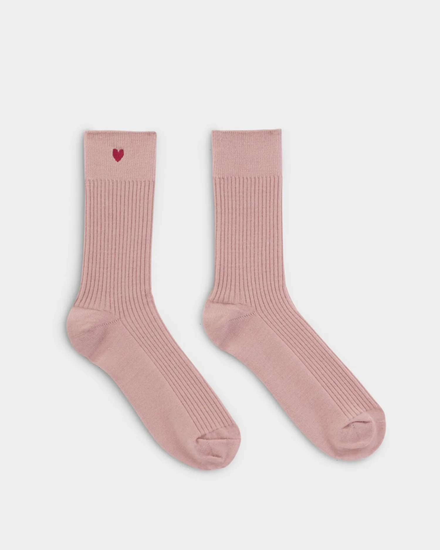 Katie Loxton Gift Boxed Heart Socks Blush Pink Outlet