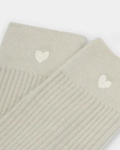 Katie Loxton Gift Boxed Heart Socks Off White Sale