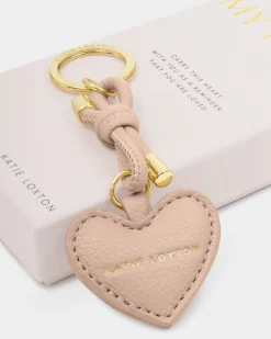 Katie Loxton Gift Boxed Keyring Nude Pink New