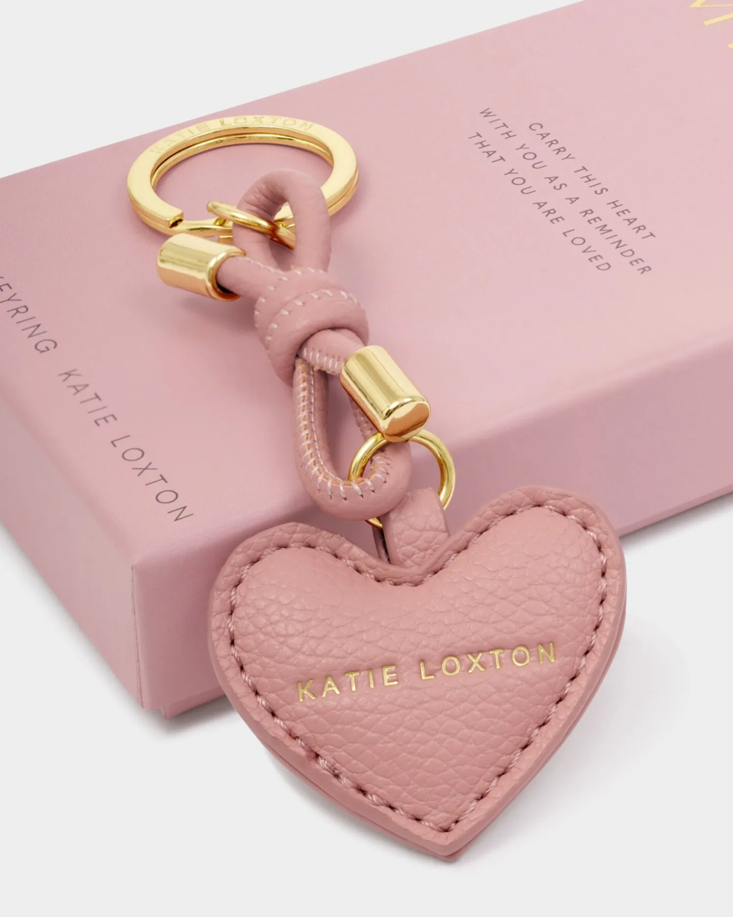 Katie Loxton Gift Boxed Keyring Rose Pink Outlet