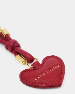 Katie Loxton Gift Boxed Keyring Red Clearance