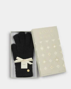 Katie Loxton Gift Boxed Knitted Gloves Black Online