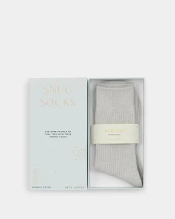 Katie Loxton Gift Boxed Sparkle Socks Grey Discount