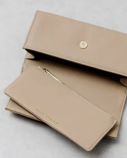 Katie Loxton Glasses & Card Holder Travel Case Light Taupe New