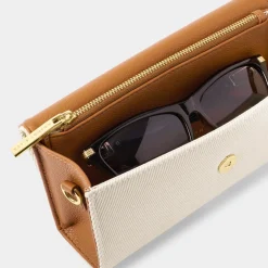 Katie Loxton Glasses And Card Holder Travel Case Cognac