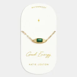 Katie Loxton Good Energy' Waterproof Gold Bracelet Clearance