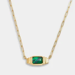 Katie Loxton Good Energy' Waterproof Gold Necklace Clearance