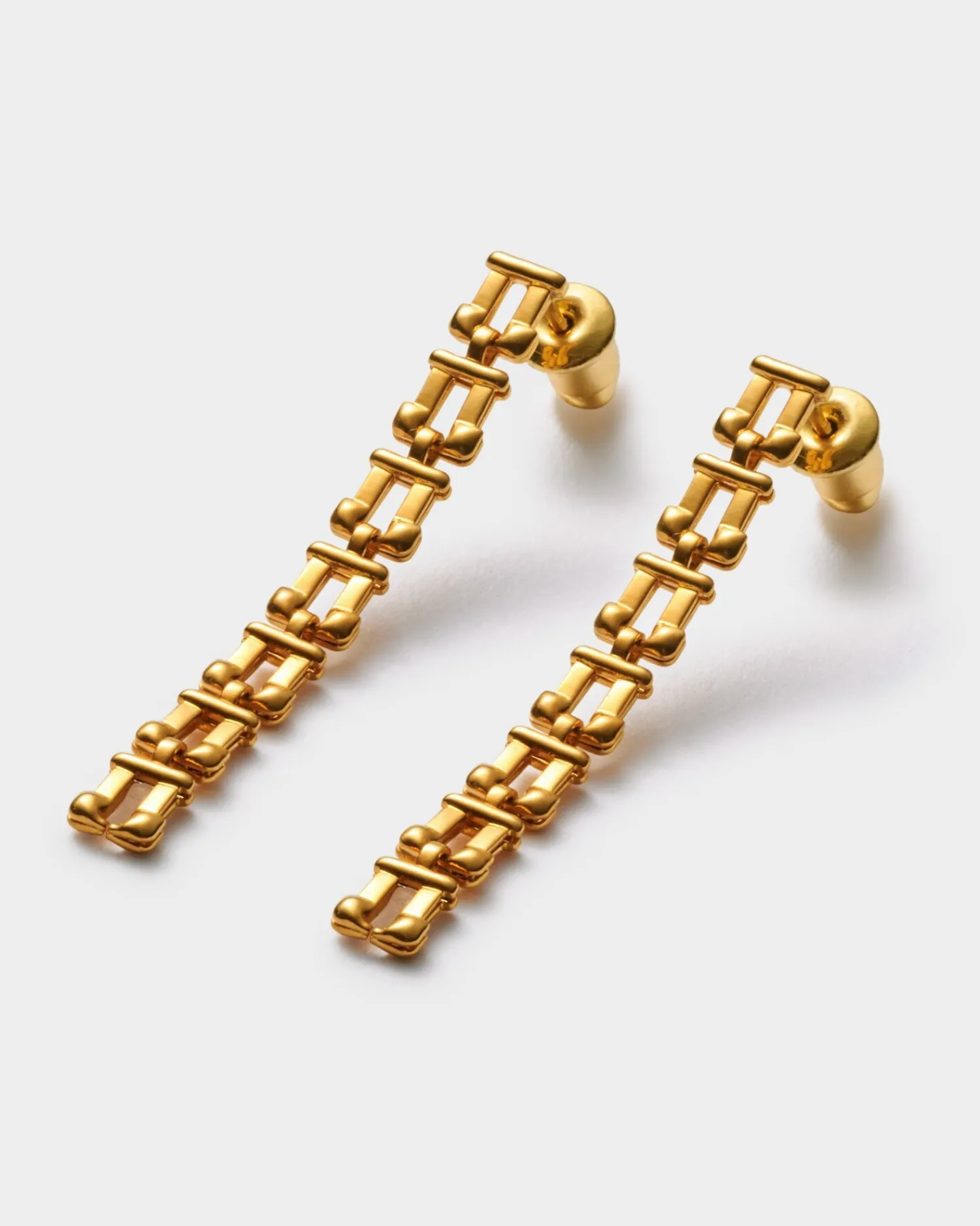 Katie Loxton Grecian Waterproof Gold Link Multi-Wear Earrings Discount