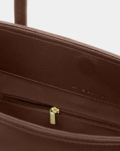 Katie Loxton Hadley Shoulder Tote Bag Dark Chocolate Hot