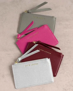 Katie Loxton Hallie Coin & Card Holder Graphite Green Hot