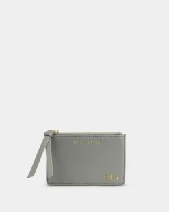 Katie Loxton Hallie Coin & Card Holder Graphite Green Hot