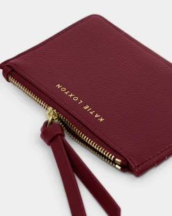 Katie Loxton Hallie Coin & Card Holder Cherry Best