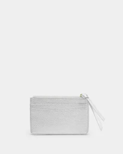 Katie Loxton Hallie Coin & Card Holder Silver Outlet