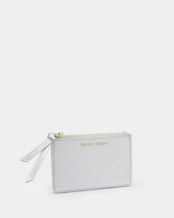 Katie Loxton Hallie Coin & Card Holder Silver Outlet