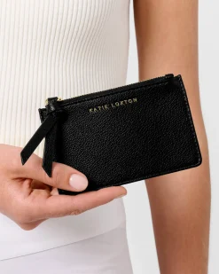 Katie Loxton Hallie Coin And Card Holder Black Clearance