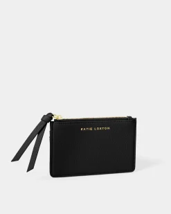 Katie Loxton Hallie Coin And Card Holder Black Clearance