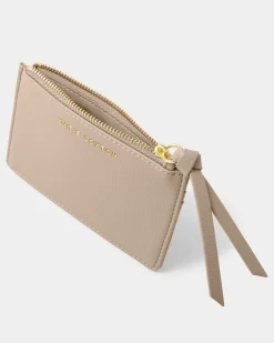 Katie Loxton Hallie Coin And Card Holder Light Taupe Online
