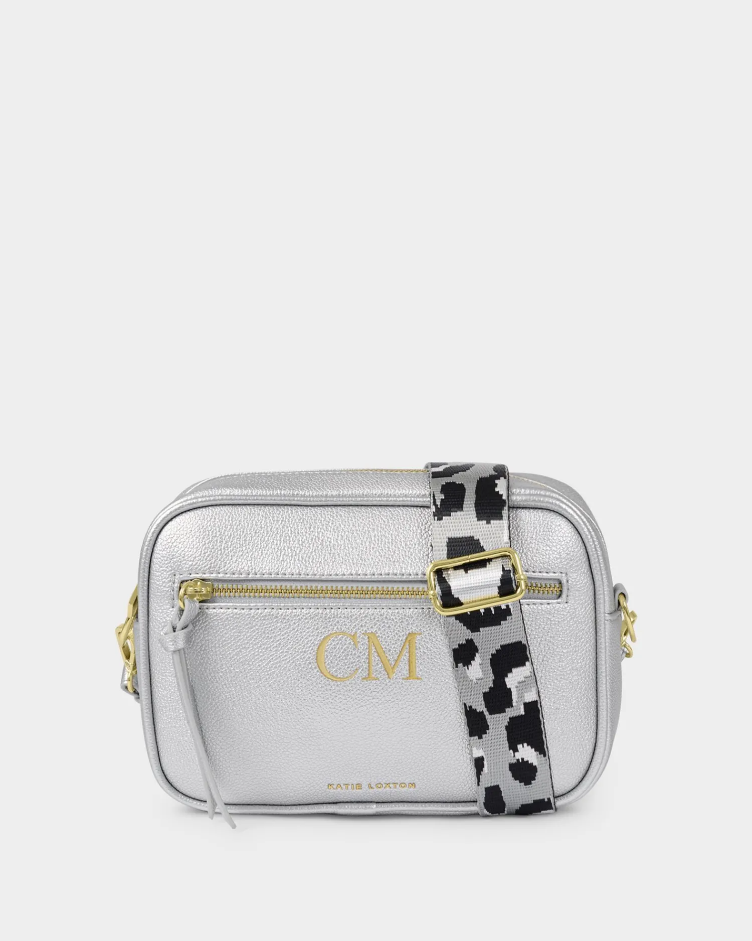 Katie Loxton Hallie Crossbody Bag Silver Discount