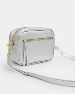 Katie Loxton Hallie Crossbody Bag Silver Discount