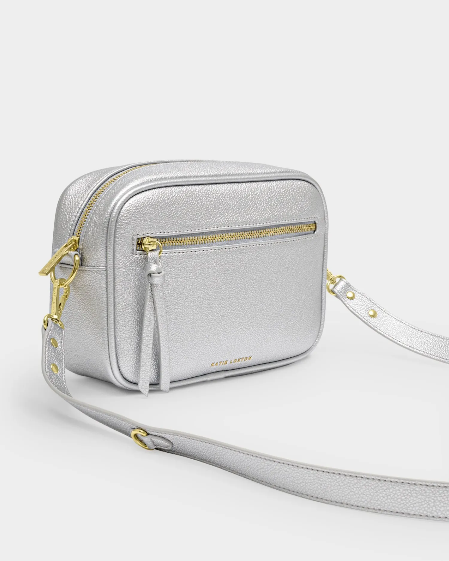 Katie Loxton Hallie Crossbody Bag Silver Discount