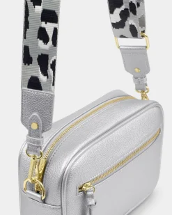 Katie Loxton Hallie Crossbody Bag Silver Discount