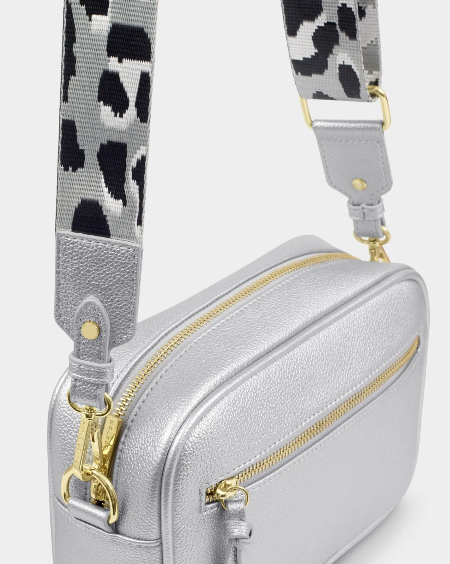 Katie Loxton Hallie Crossbody Bag Silver Discount