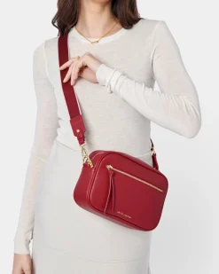 Katie Loxton Hallie Crossbody Bag Garnet Red
