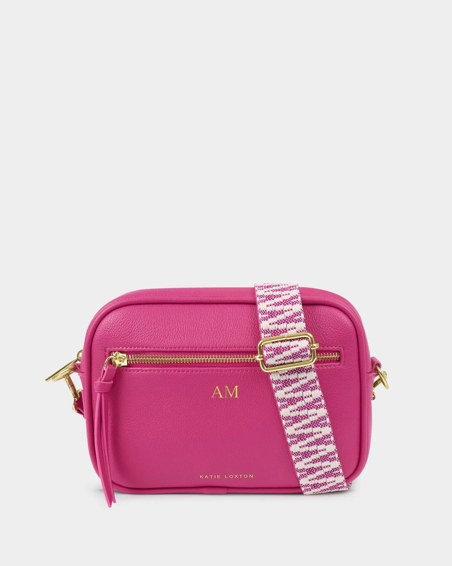 Katie Loxton Hallie Crossbody Bag Fuchsia Hot
