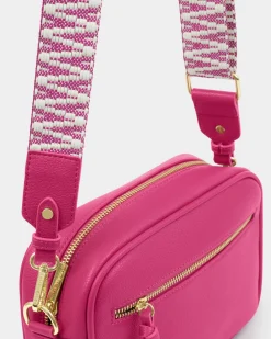 Katie Loxton Hallie Crossbody Bag Fuchsia Hot